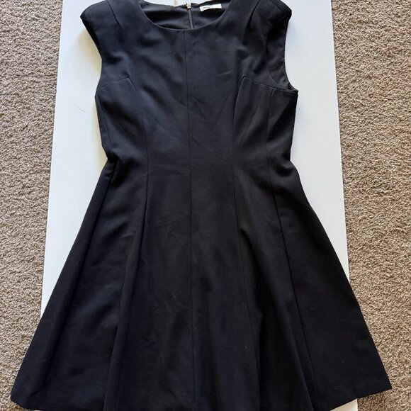 Rebecca Taylor Black Knee-Length Fit and Flare Dress Size 10 - Picture 1 of 8